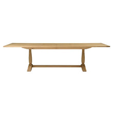 Load image into Gallery viewer, ELKSTONE MELLOW OAK Extending Dining Table 8-10 Seater Quality Furniture Clearance Ltd