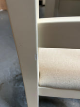 Load image into Gallery viewer, 4 x SUSSEX COTSWOLD CREAM
Ladderback Chair Linen Seat Pad Quality Furniture Clearance Ltd