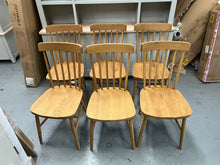 Load image into Gallery viewer, Set of 2 ELKSTONE MELLOW OAK
Spindleback Dining Chairs Quality Furniture Clearance Ltd