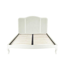 Load image into Gallery viewer, CHANTILLY WARM WHITE 6ft Superking size Rattan Bed Quality Furniture Clearance Ltd