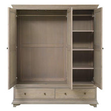 Load image into Gallery viewer, WINCHCOMBE SMOKED OAK Triple Wardrobe Quality Furniture Clearance Ltd