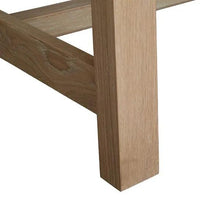 Load image into Gallery viewer, INGLESHAM WHITEWASH OAK
6 Seater Trestle Dining Table Quality Furniture Clearance Ltd