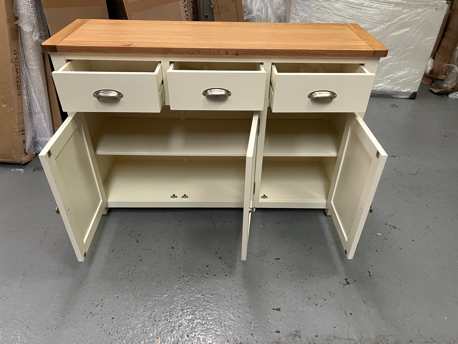 Sussex Cotswold Cream Large Sideboard furniture delivered