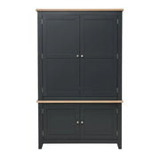 CHESTER CHARCOAL Hideaway Home Office Quality Furniture Clearance Ltd