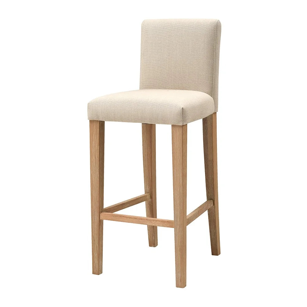 ALDER
Upholstered Bar Stool Beige Quality Furniture Clearance Ltd