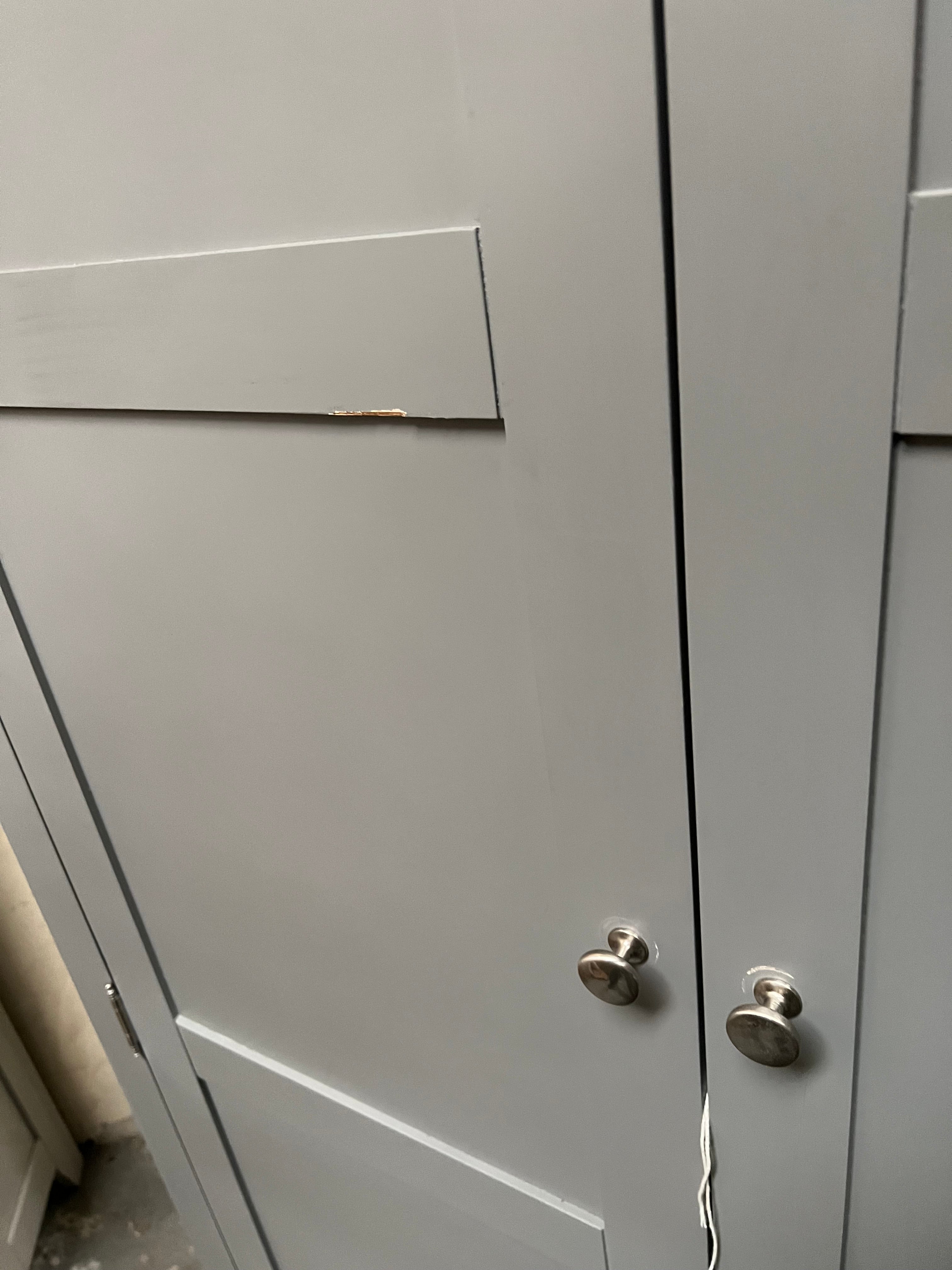 Sussex Storm Grey Double Larder. furniture delivered