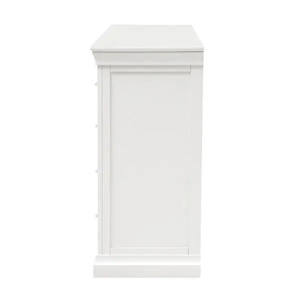 CHANTILLY WARM WHITE 10 Drawer Chest Quality Furniture Clearance Ltd