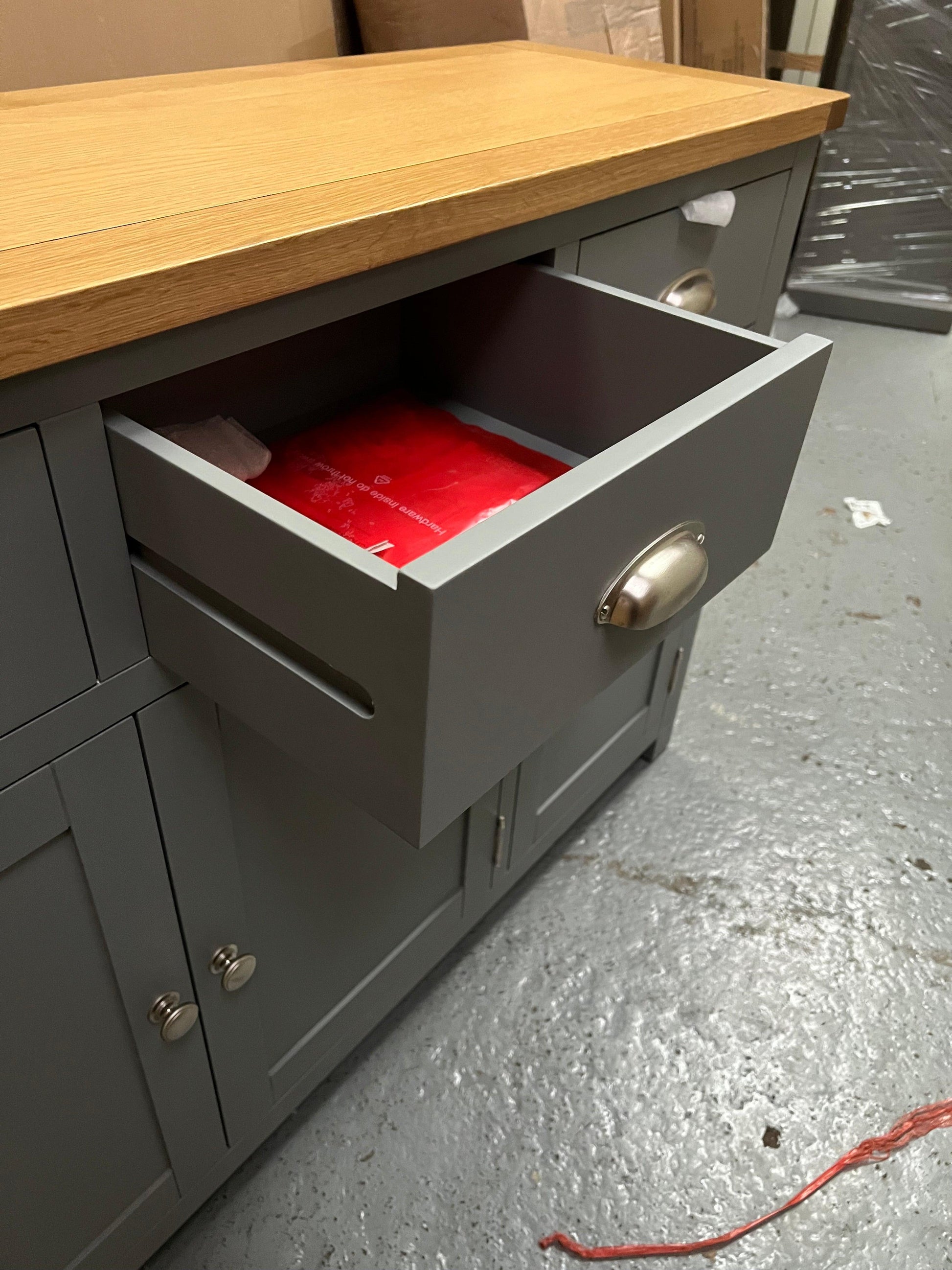 Sussex Storm Grey Large Sideboard furniture delivered