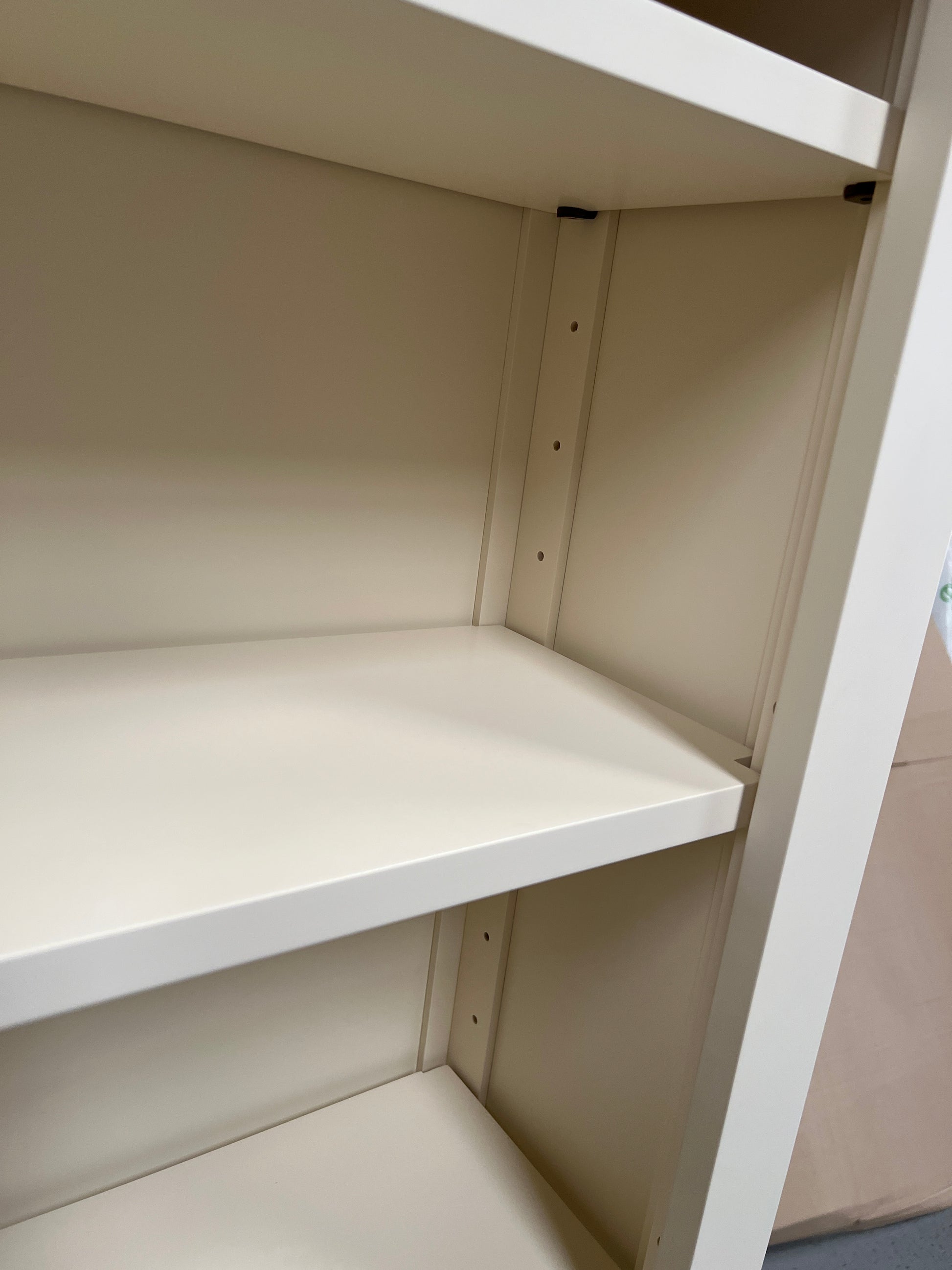 Sussex Cotswold Cream Tall Slim Bookcase Quality Furniture Clearance Ltd