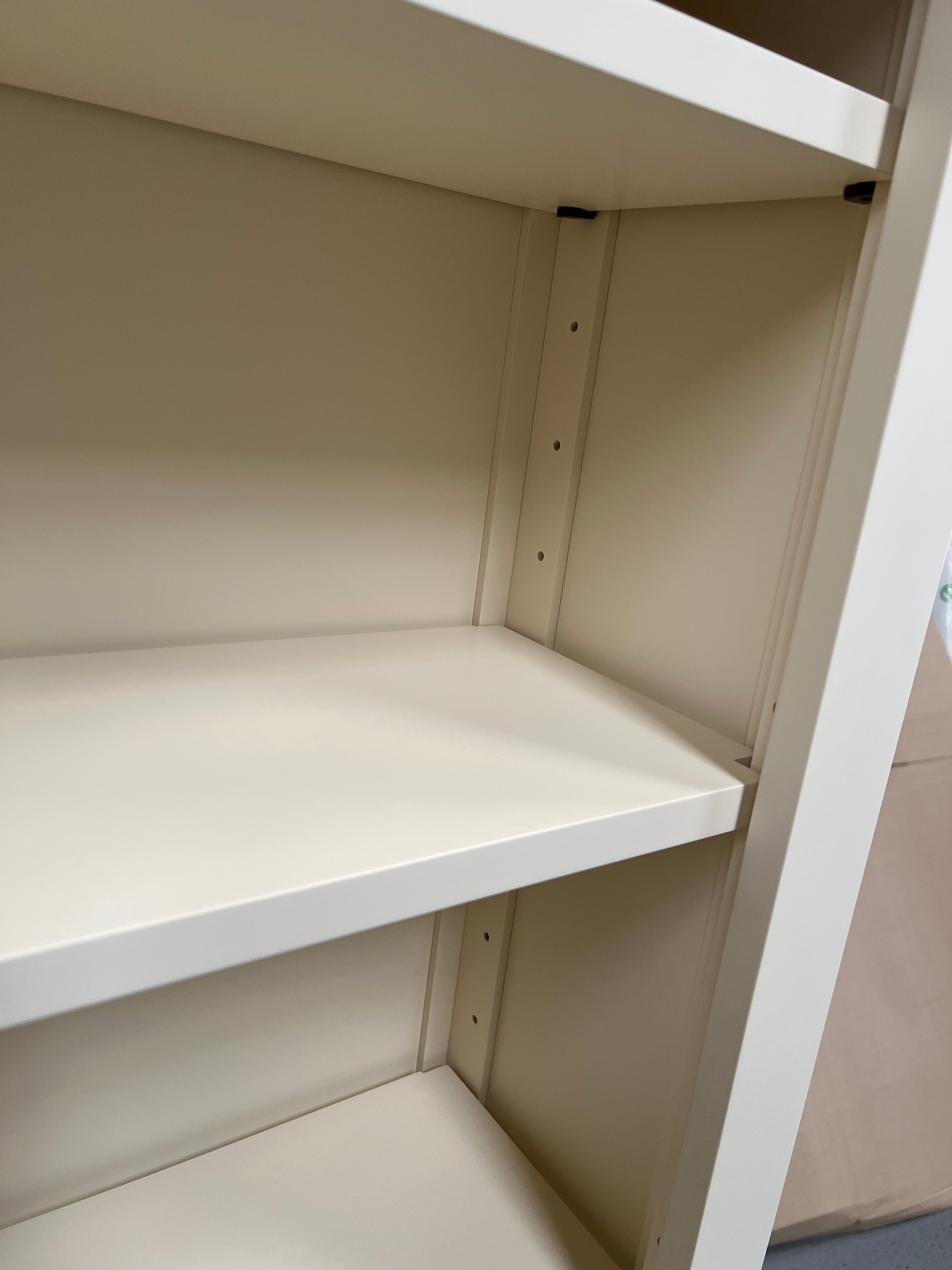 Sussex Cotswold Cream Tall Slim Bookcase Quality Furniture Clearance Ltd