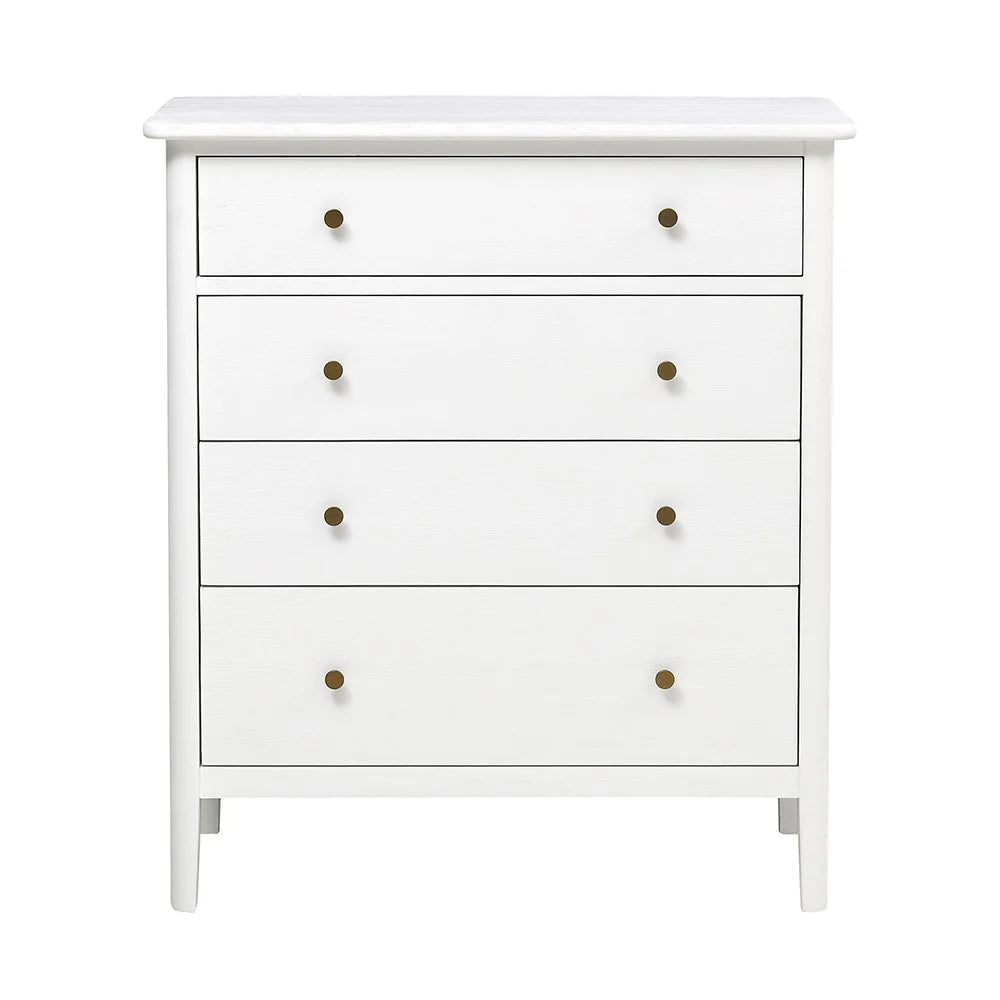 BERKELEY WHITE OAK
4 Drawer Chest Quality Furniture Clearance Ltd