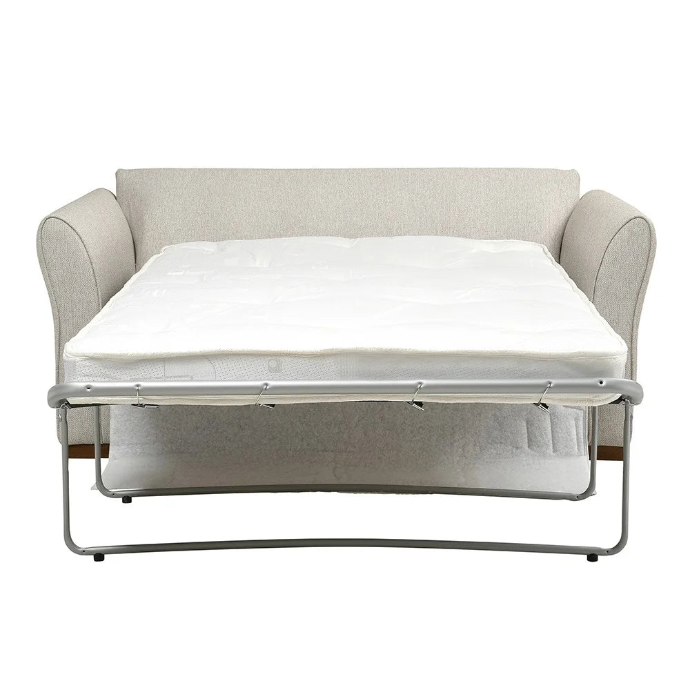 Fletcher - Sofa Bed Large 2 Seater - Natural - House Weave Quality Furniture Clearance Ltd