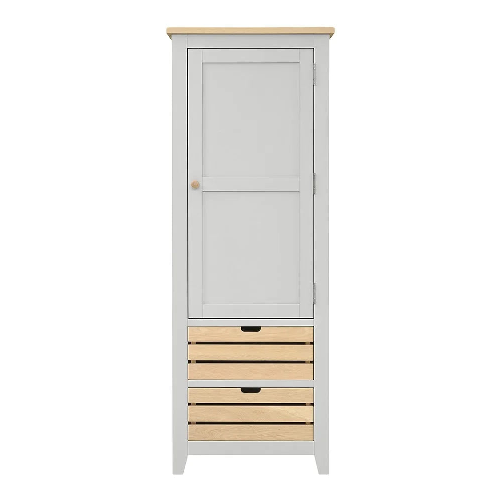 Chester Dove Grey Narrow Larder Quality Furniture Clearance Ltd