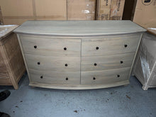 Load image into Gallery viewer, Winchcome Smoked Oak Low and Wide 6 Drawer Chest Quality Furniture Clearance Ltd
