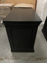 Load image into Gallery viewer, CHANTILLY DUSKY BLACK
Set of 2 Jumbo Bedside Tables - Quality Furniture Clearance Ltd
