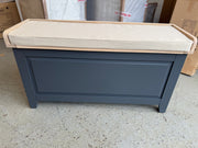 Chester Charcoal Large Shoe Storage Trunk and Bench furniture delivered