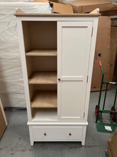 Load image into Gallery viewer, CHESTER PURE WHITE Open Petite Wardrobe Quality Furniture Clearance Ltd
