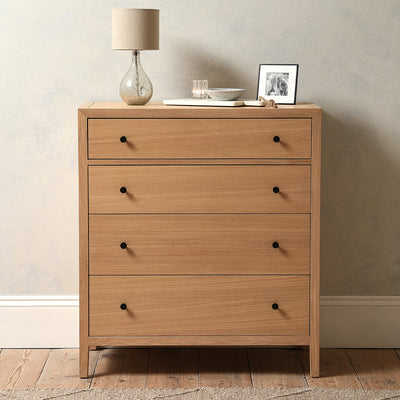 BLOCKLEY LIGHT OAK 4 Drawer Chest