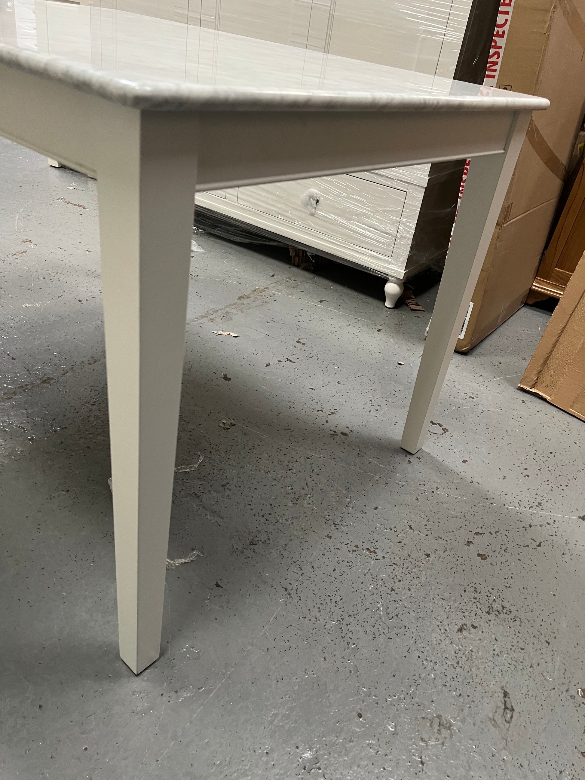 STOW WARM WHITE
Fixed Marble Top Table Quality Furniture Clearance Ltd