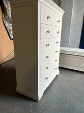 Load image into Gallery viewer, CHANTILLY WARM WHITE Tall 6 Drawer Chest Quality Furniture Clearance Ltd
