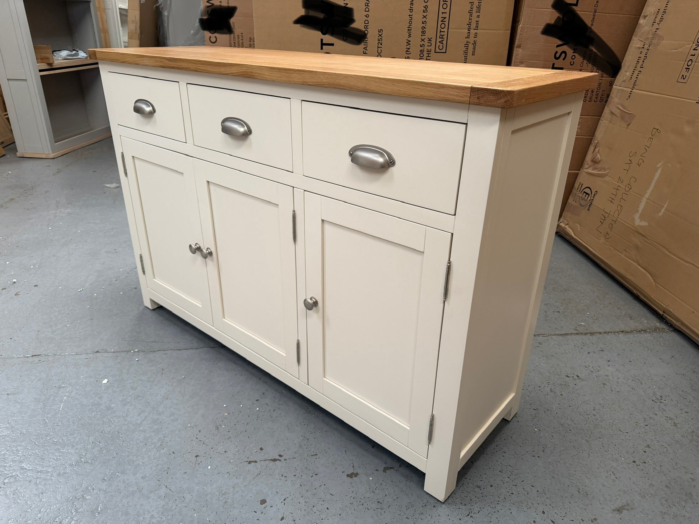 Sussex Cotswold Cream Large Sideboard furniture delivered
