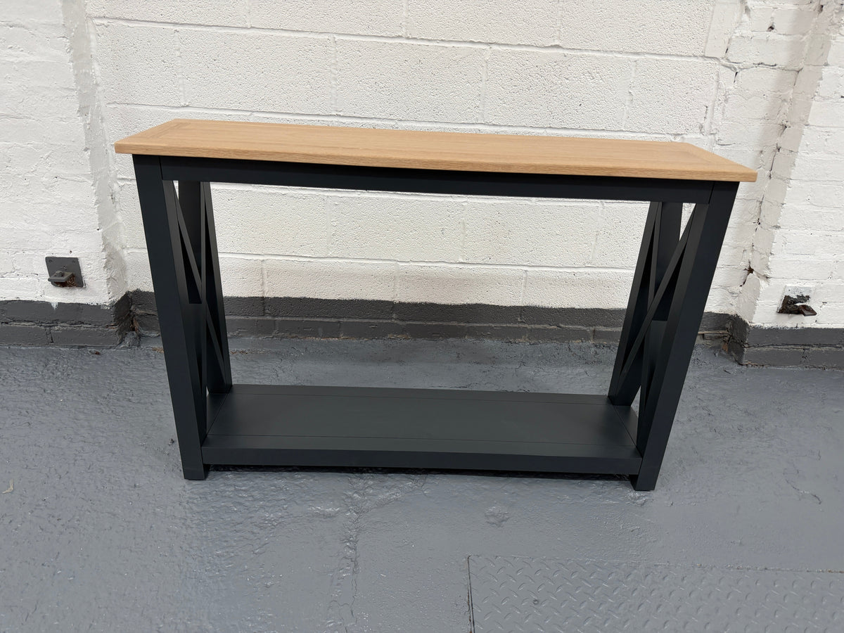 Chester Charcoal Console Table Quality Furniture Clearance Ltd