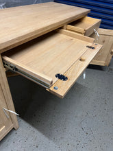 Load image into Gallery viewer, INGLESHAM WHITEWASH OAK
Double Pedestal Desk Quality Furniture Clearance Ltd
