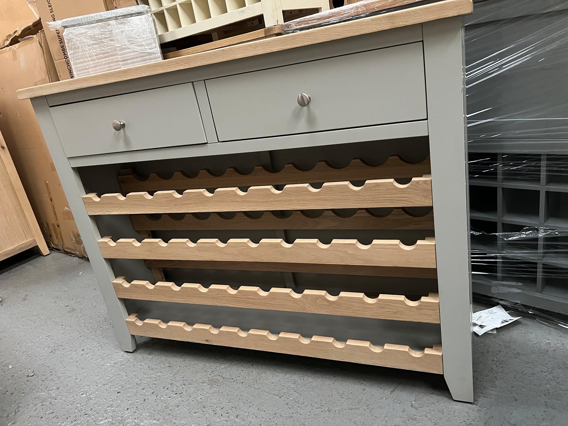 CHESTER DOVE GREY
Wine Console Quality Furniture Clearance Ltd