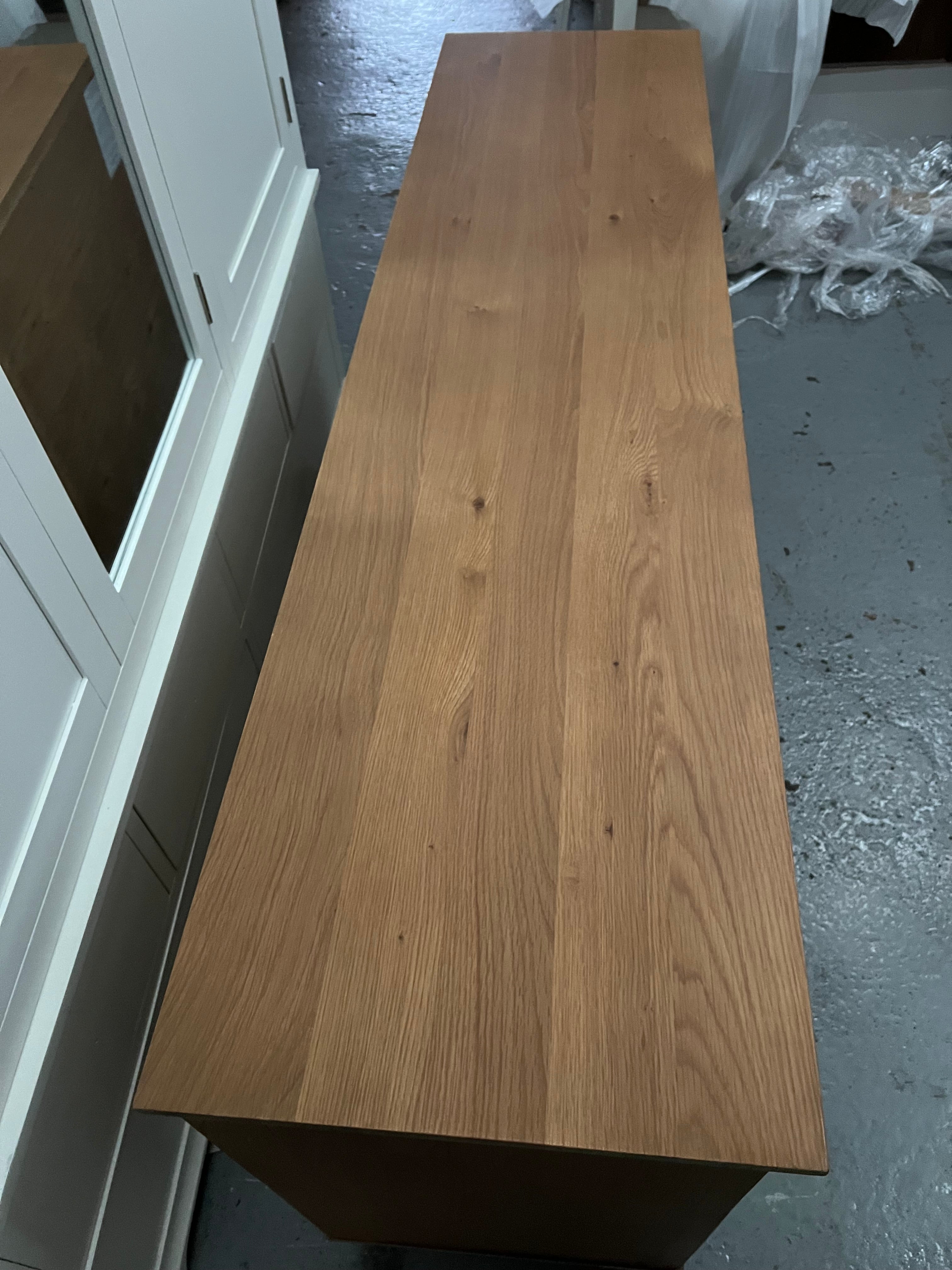 Elkstone Mellow Oak Extra Large Sideboard Quality Furniture Clearance Ltd