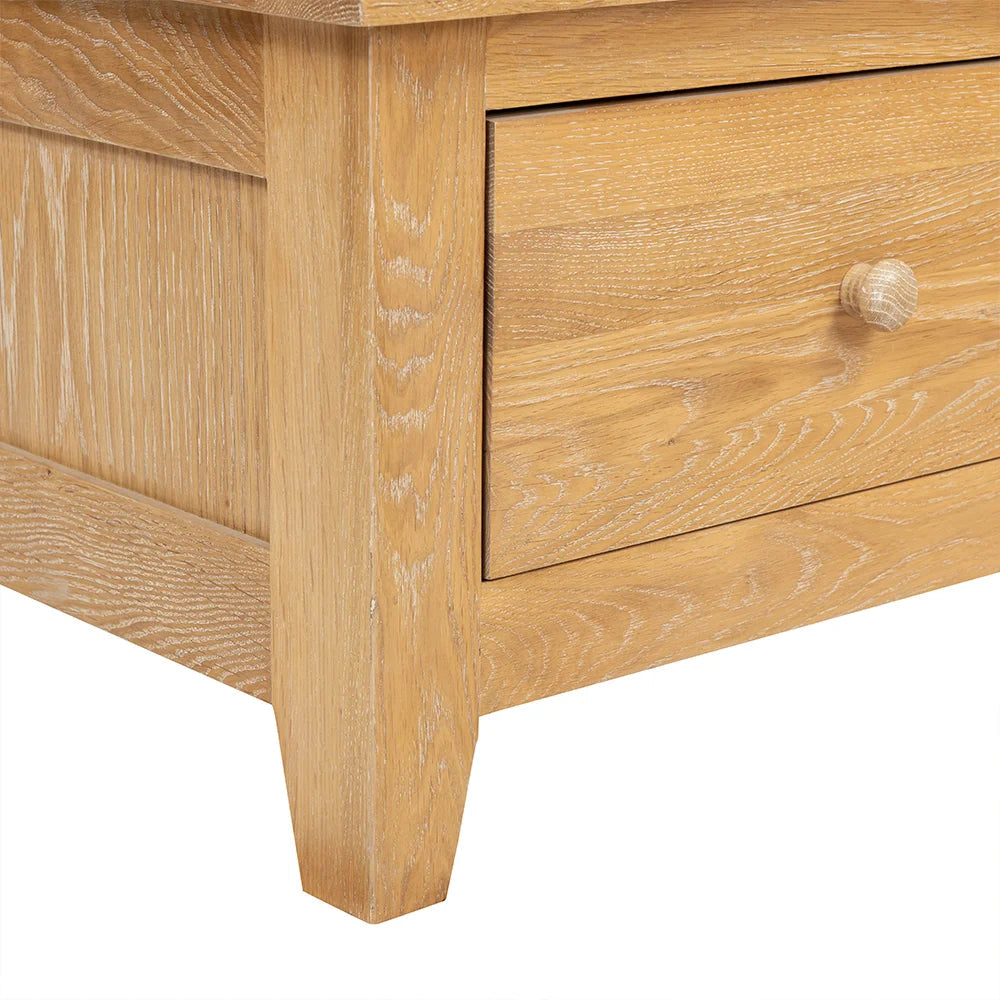 INGLESHAM WHITEWASH OAK
Quad Wardrobe Quality Furniture Clearance Ltd