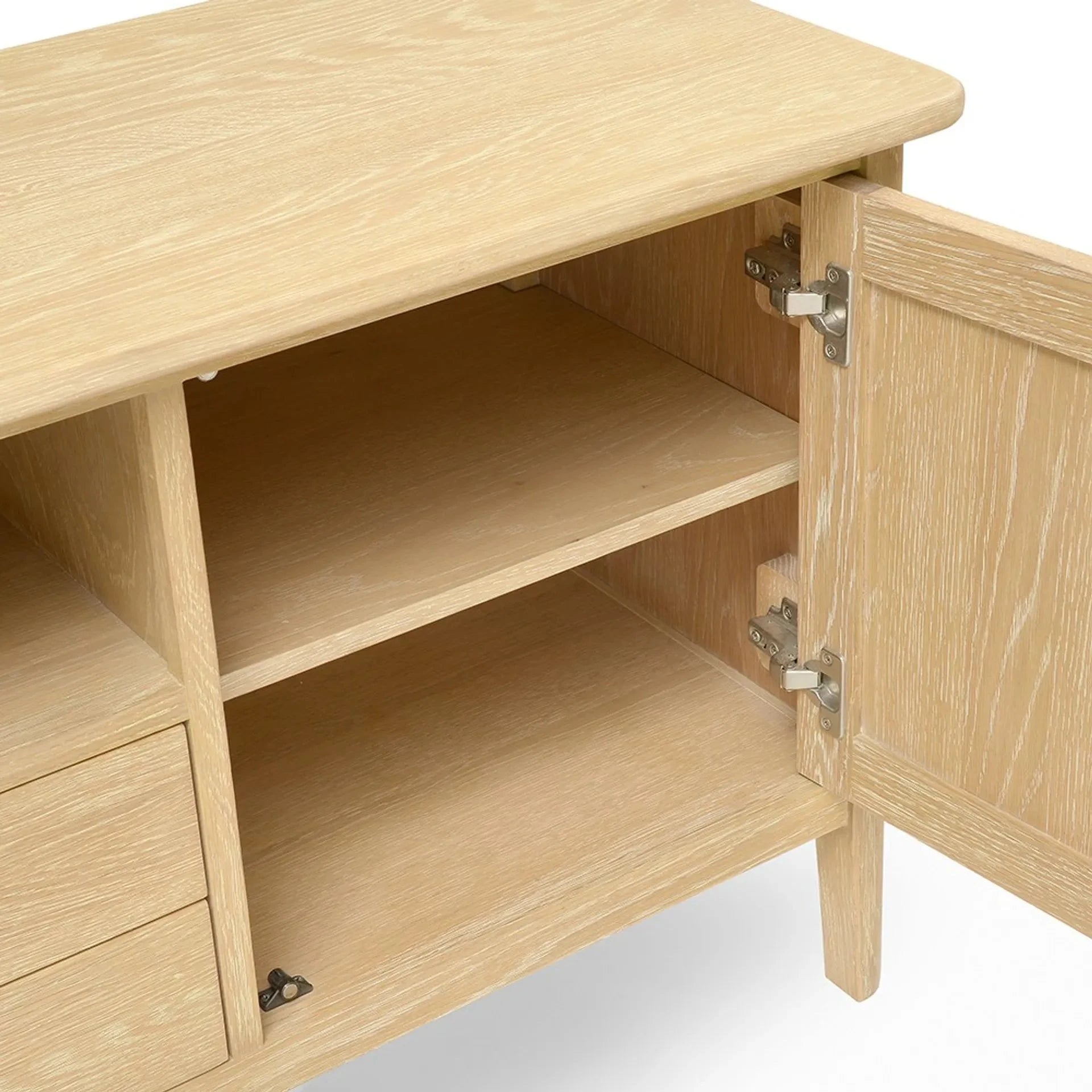 BERKELEY NORDIC OAK
Extra Large TV Unit 75" Quality Furniture Clearance Ltd