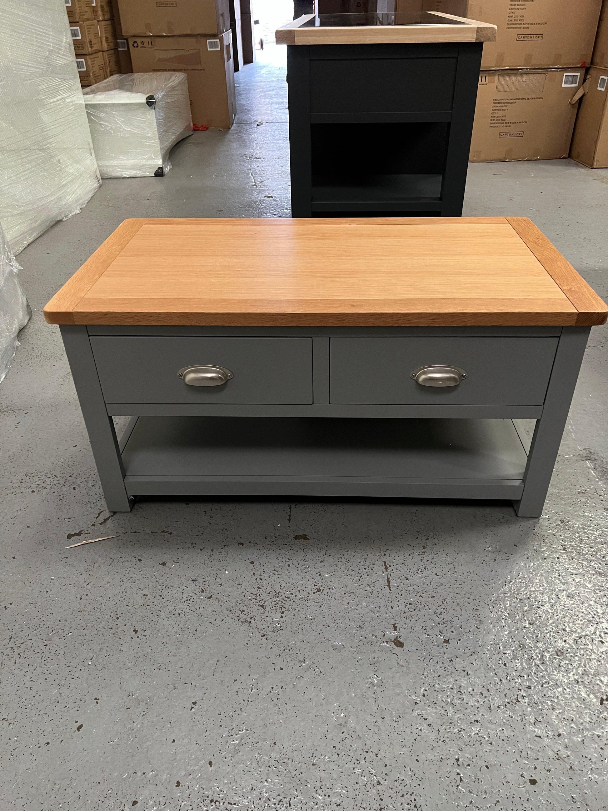 Sussex Storm Grey Coffee Table. furniture delivered 