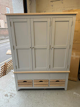 Load image into Gallery viewer, Chester Dove Grey Triple Larder Quality Furniture Clearance Ltd
