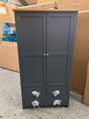 Hampshire ‘country life’ double larder - Blue Quality Furniture Clearance Ltd