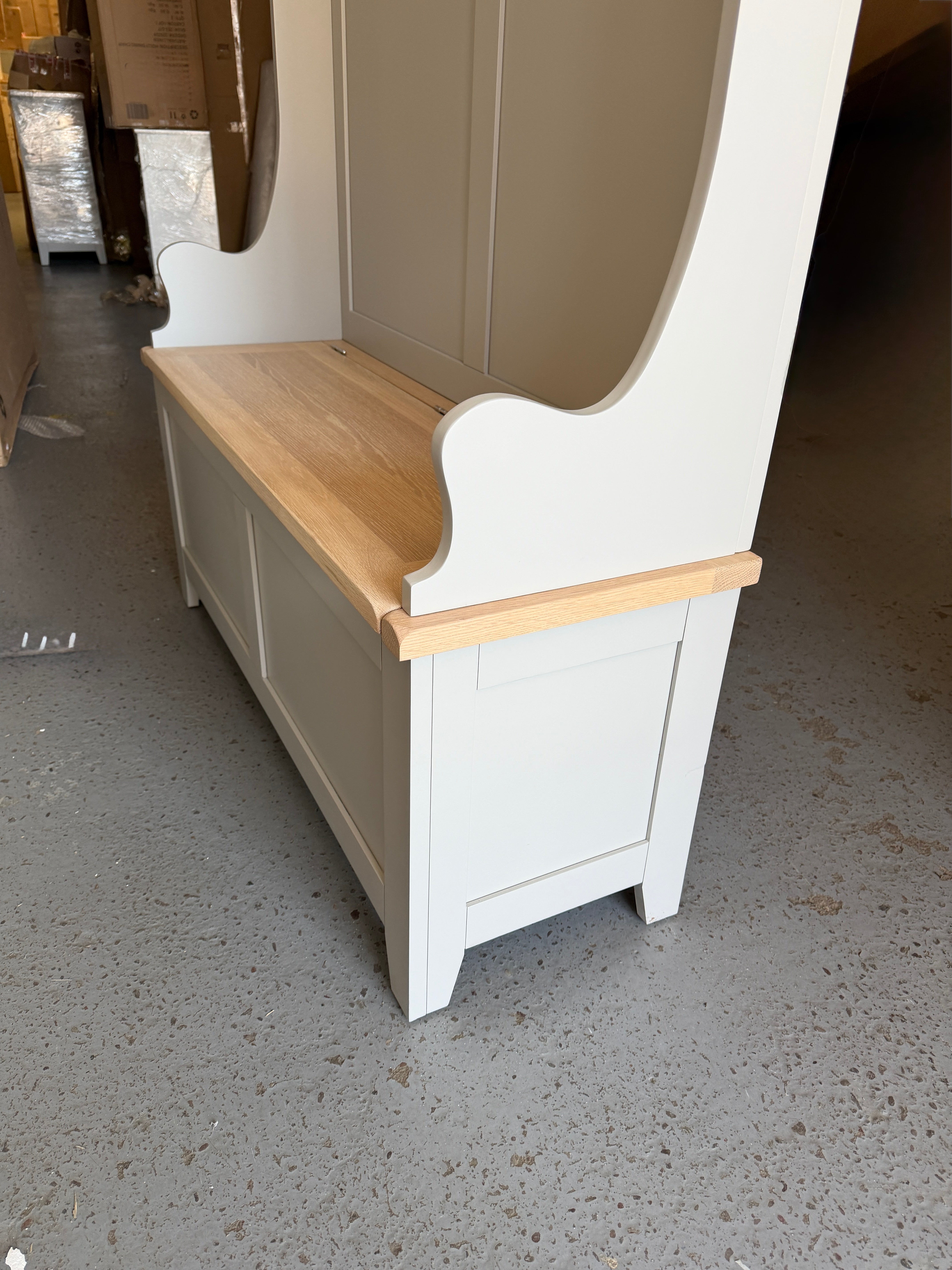 Chester Dove Grey Hallway Tidy Quality Furniture Clearance Ltd