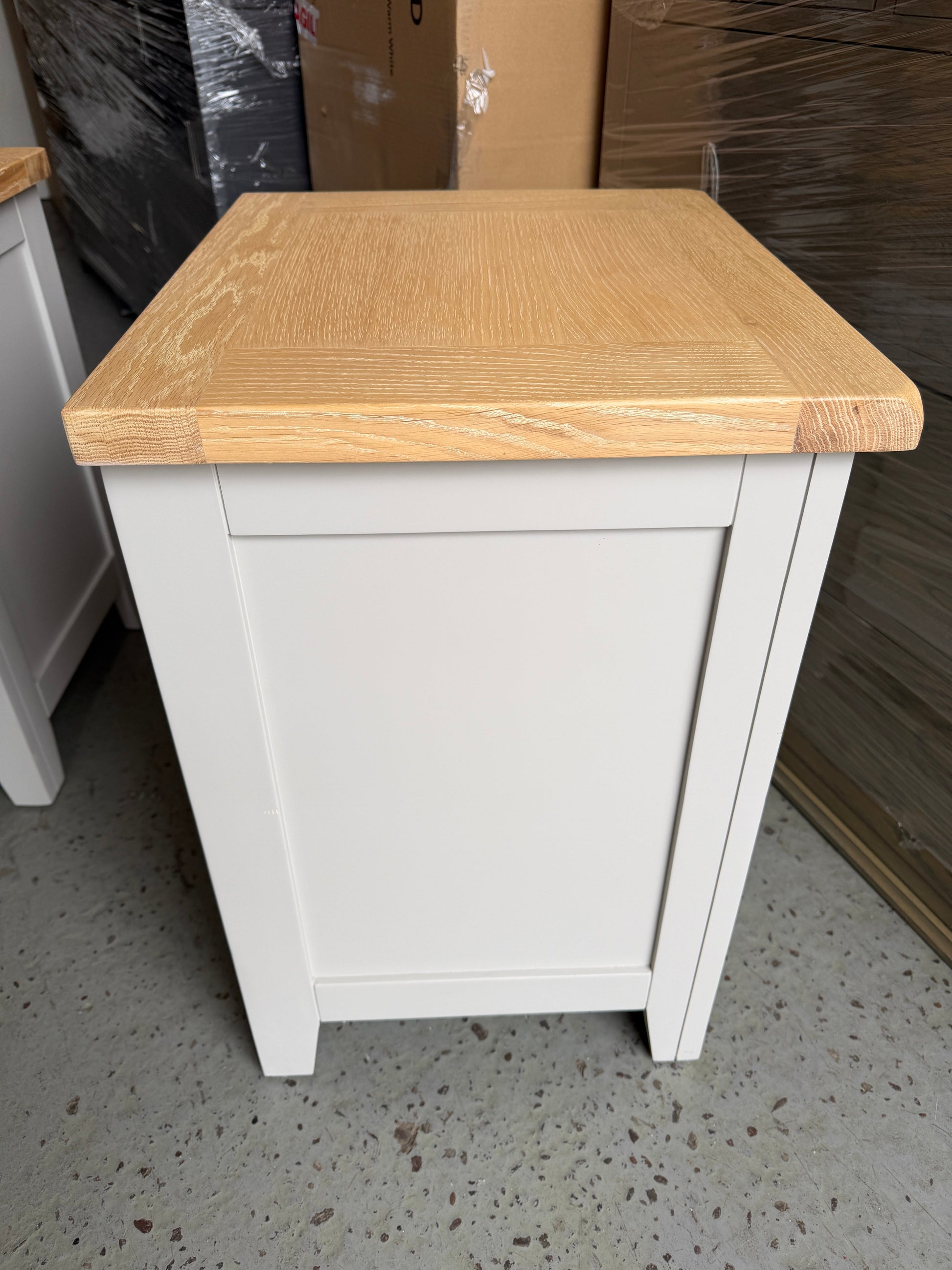 CHESTER DOVE GREY
3 Drawer Bedside Table - set of two Quality Furniture Clearance Ltd