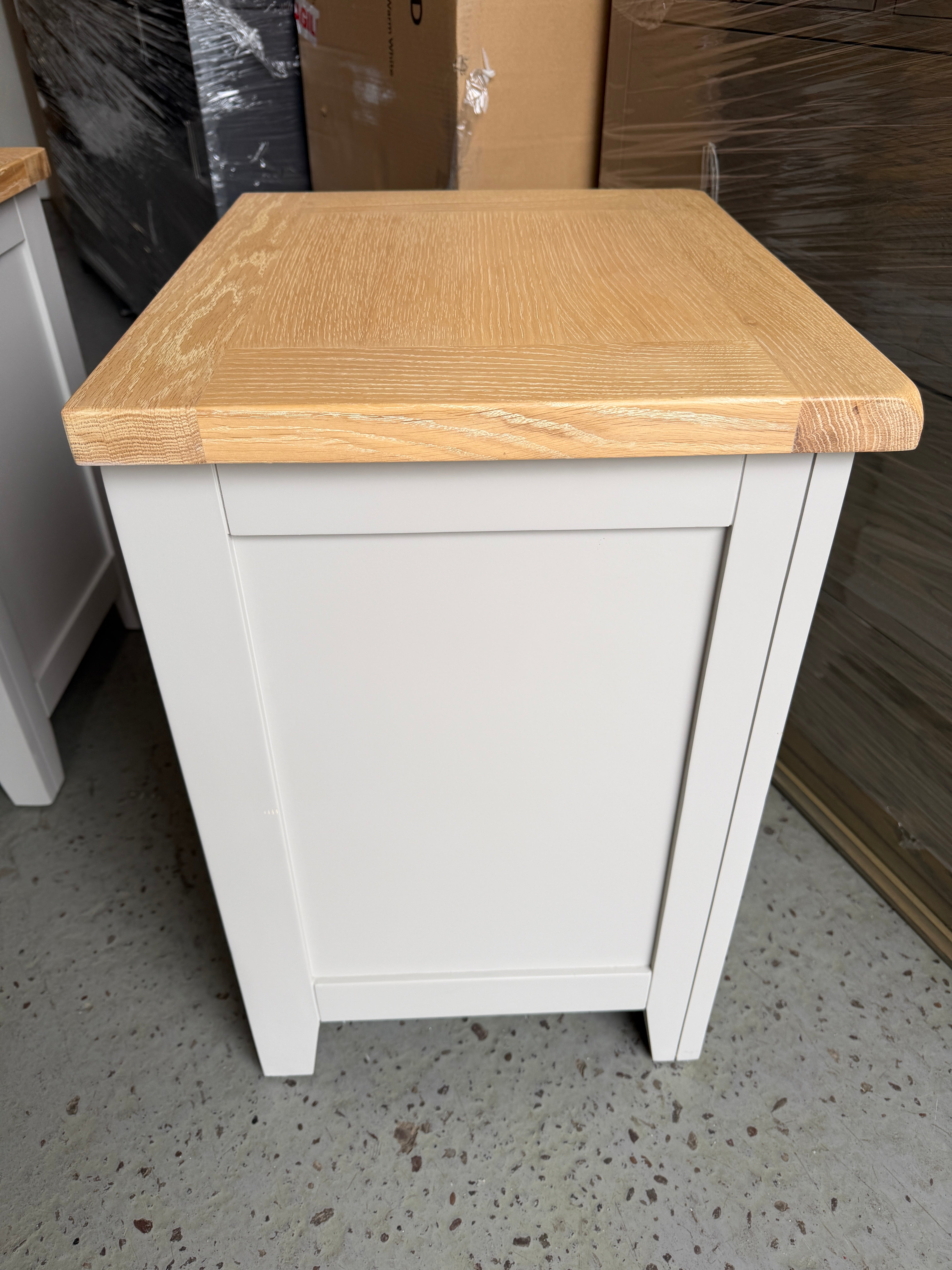 CHESTER DOVE GREY
3 Drawer Bedside Table - set of two Quality Furniture Clearance Ltd