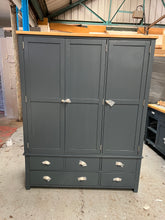 Load image into Gallery viewer, Hampshire ‘Country Life’ Triple Larder - Blue Quality Furniture Clearance Ltd
