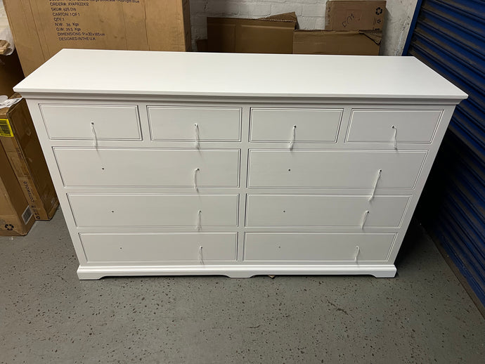 FAIRFORD SOFT WHITE
10 Drawer Chest Quality Furniture Clearance Ltd