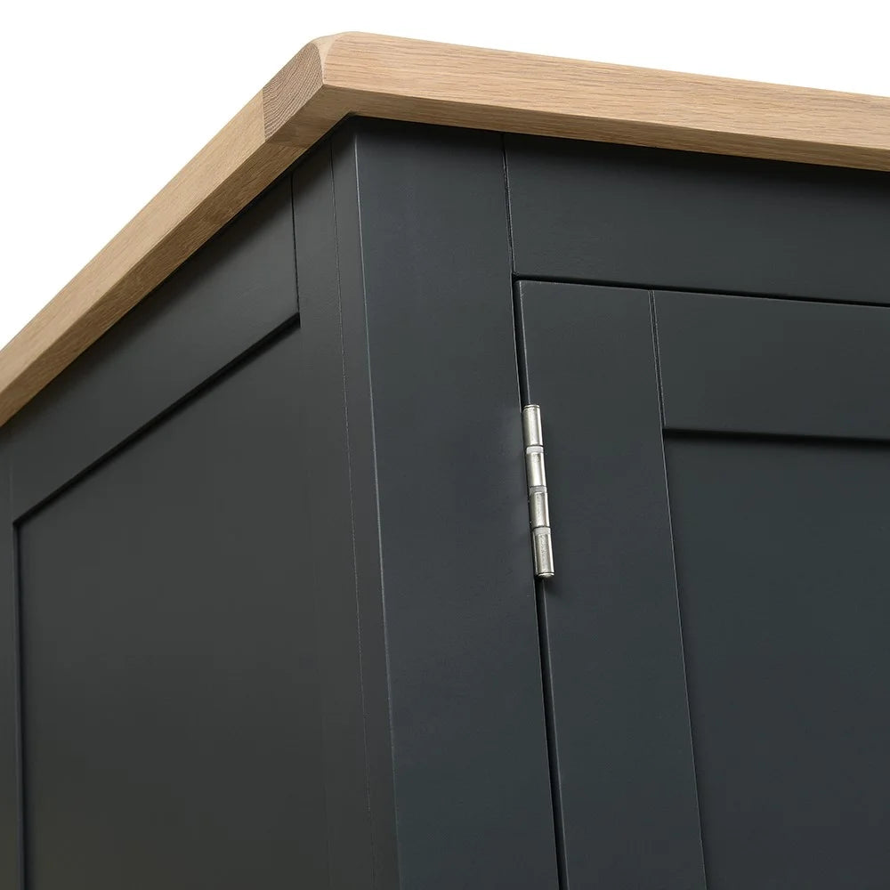 CHESTER CHARCOAL Hideaway Home Office Quality Furniture Clearance Ltd