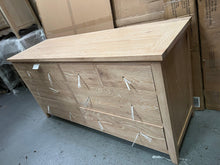 Load image into Gallery viewer, INGLESHAM WHITEWASH OAK
8 Drawer Wide Chest Quality Furniture Clearance Ltd
