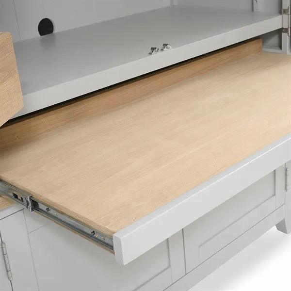 CHESTER DOVE GREY Hideaway Home Office Quality Furniture Clearance Ltd
