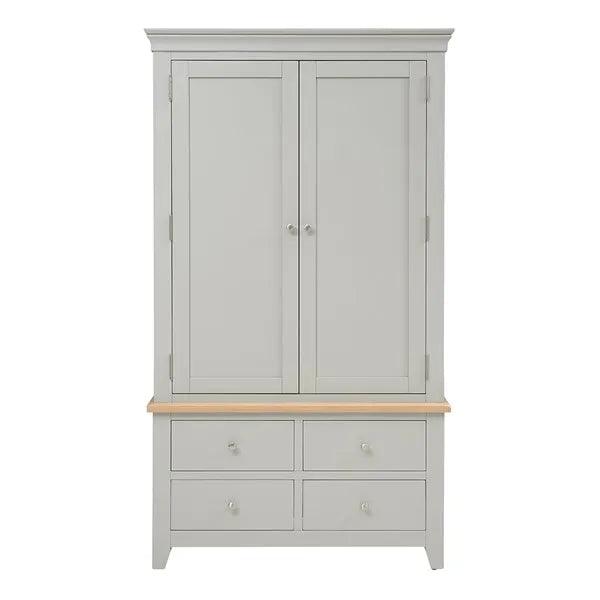 CHESTER DOVE GREY Double Larder Quality Furniture Clearance Ltd