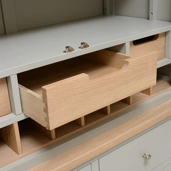 CHESTER DOVE GREY Double Larder Quality Furniture Clearance Ltd