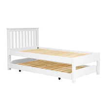 Load image into Gallery viewer, PENSHAM PURE WHITE Guest Bed and Trundle Quality Furniture Clearance Ltd
