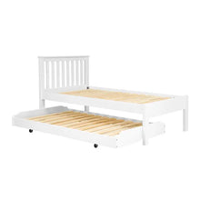 Load image into Gallery viewer, PENSHAM PURE WHITE Guest Bed and Trundle Quality Furniture Clearance Ltd
