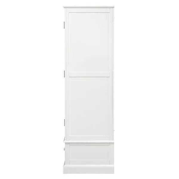 PENSHAM PURE WHITE Narrow Double Wardrobe Quality Furniture Clearance Ltd