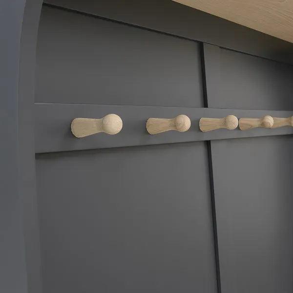 CHESTER CHARCOAL Hallway Tidy Quality Furniture Clearance Ltd