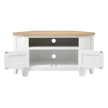 Load image into Gallery viewer, CHESTER PURE WHITE Corner TV Stand up to 55&quot; Quality Furniture Clearance Ltd
