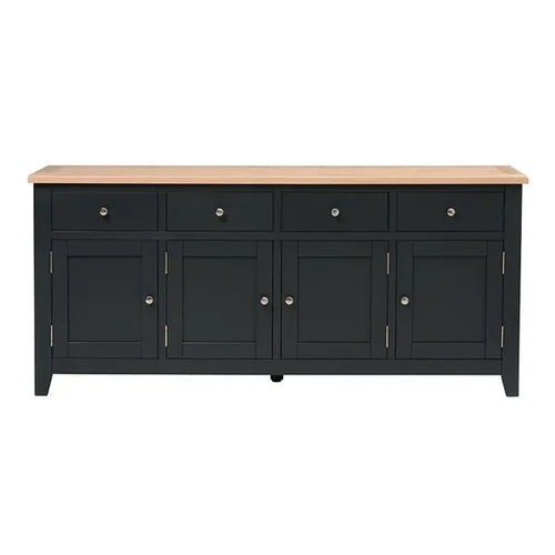 CHESTER CHARCOAL Extra Large Sideboard Quality Furniture Clearance Ltd